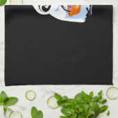 ハロウィーンのナマケモノは幽霊のトリックまたはtr キッチンタオル (折り畳み)