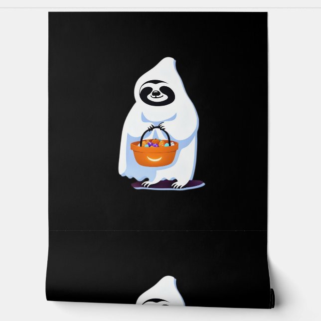 ハロウィーンのナマケモノは幽霊のトリックまたはtr 壁紙 (ほどく)