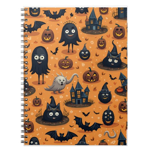 ハロウィーンのノート ノートブック (正面)