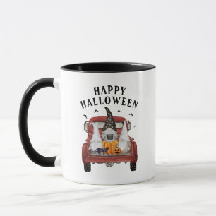 ハロウィーンのノームのヴィンテージトラック マグカップ