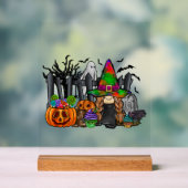ハロウィーンのノーム アクリルサイン (ニュートラル)