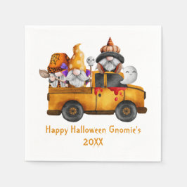 ハロウィーンのノーム オレンジトラックのカスタマイズ スタンダードカクテルナプキン