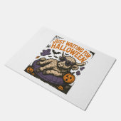 ハロウィーンのハイランド・カウズを待っている ドアマット (アングル)
