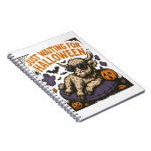 ハロウィーンのハイランド・カウズを待っている ノートブック (右側)
