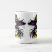 ハロウィーンのハッピーハローウィンで魅惑 コーヒーマグカップ (中央)