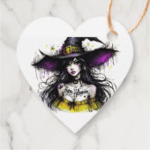 ハロウィーンのハッピーハローウィンで魅惑 フェイバータグ (裏面)