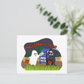ハロウィーンのハッピーメール ポストカード (スタンド正面)