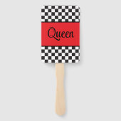 ハロウィーンのハートクイーンズウィメンズ ハンドファン (裏面)