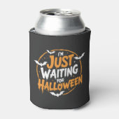 ハロウィーンのバティ不気味ギフトを待つ 缶クーラー (缶正面)