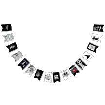 ハロウィーンのバンティングバナー