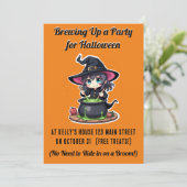 ハロウィーンのパーティーを醸造する 招待状 (スタンド正面)