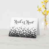 ハロウィーンのビジネスをトリックまたは治療する カード (黄色い花)