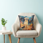 ハロウィーンのフィンランドのラプパンとカボチャ怖い クッション (椅子)