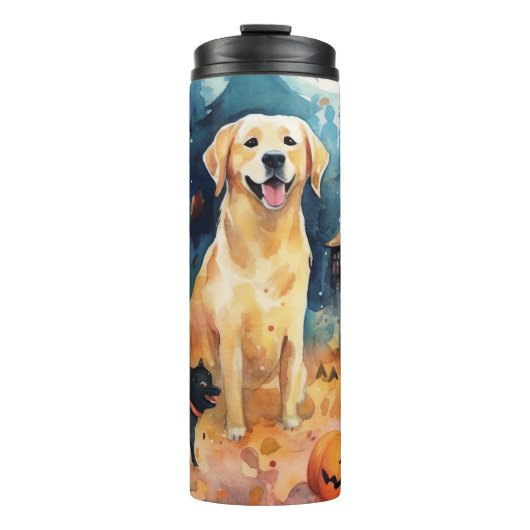 ハロウィーンのフィンランドのラプパンとカボチャ怖い タンブラー (正面)