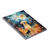 ハロウィーンのフィンランドのラプパンとカボチャ怖い ノートブック (右側)