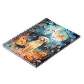 ハロウィーンのフィンランドのラプパンとカボチャ怖い ノートブック (左側)