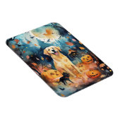 ハロウィーンのフィンランドのラプパンとカボチャ怖い マグネット (右側)