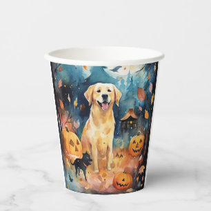 ハロウィーンのフィンランドのラプパンとカボチャ怖い 紙コップ