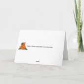 ハロウィーンのフォトフレーム カード (裏面)