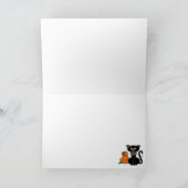 ハロウィーンのフォトフレーム カード (内部)