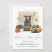 ハロウィーンのフロントドアの移動発表 案内状 (正面)