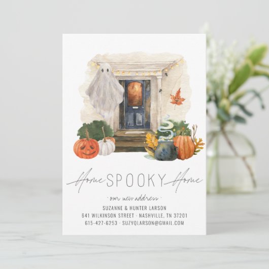 ハロウィーンのフロントドアの移動発表 案内状 (スタンド正面)