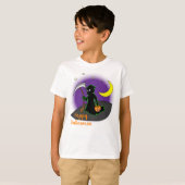 ハロウィーンのフード付きアックスマン Tシャツ (正面フル)