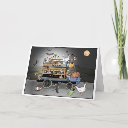 ハロウィーンのブバスカード カード (正面)