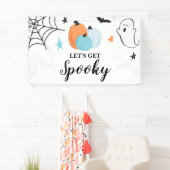 ハロウィーンのブルーカボチャの誕生日を楽しもう 横断幕 (インサイチュ)