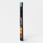 ハロウィーンのブルーティックがカボチャ怖い Case-Mate iPhoneケース (裏面/左)