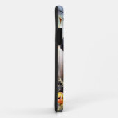 ハロウィーンのブルーティックがカボチャ怖い Case-Mate iPhoneケース (裏面/右)