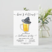 ハロウィーンのブーとブライトハットビールパーティー 招待状 (スタンド正面)