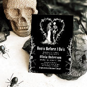 ハロウィーンのブーの私のブライダルシャワー 招待状