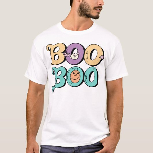 ハロウィーンのブークルーコスチューム Tシャツ (正面)