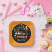 ハロウィーンのブー不気味スケルトン衣装ベビーシャワー ペーパープレート (パーティー)