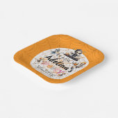 ハロウィーンのブー不気味スケルトン衣装ベビーシャワー ペーパープレート (傾斜あり)