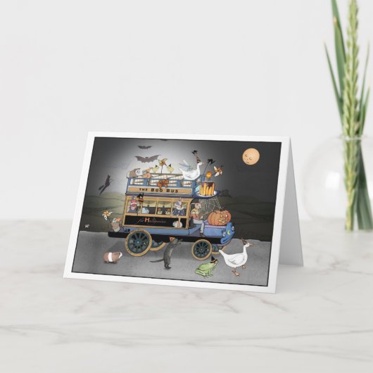 ハロウィーンのブー!バス カード (正面)