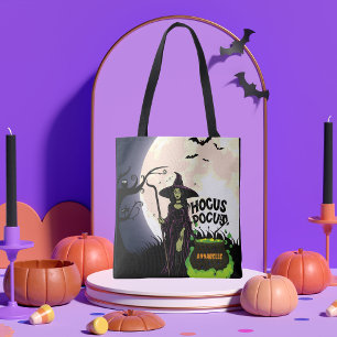 ハロウィーンのホッカスポッカス不気味 トートバッグ