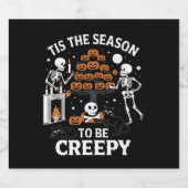 ハロウィーンのホラーは気味悪い季節だ ビールラベル (シングルラベル)