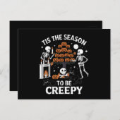 ハロウィーンのホラーは気味悪い季節だ ポストカード (正面/裏面)