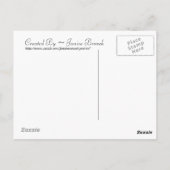 ハロウィーンのポストカード ポストカード (裏面)