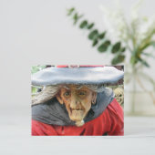 ハロウィーンのポストクロッシングポストハガキ ポストカード (スタンド正面)