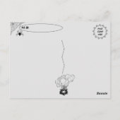 ハロウィーンのポストクロッシングポストハガキ ポストカード (裏面)