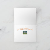 ハロウィーンのポニーとバットキャット おとぎ話のような馬 シーズンカード (内部)