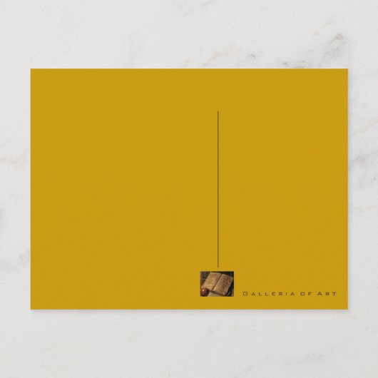 ハロウィーンのポーションの本～はがき ポストカード (裏面)