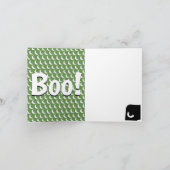 ハロウィーンのママの挨拶 カード (内部)