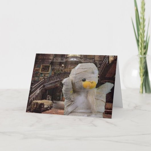 ハロウィーンのママ。グリーティングカード カード (正面)