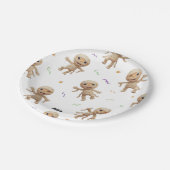 ハロウィーンのママ ペーパープレート (アングル)