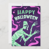 ハロウィーンのミイラ漫画,ハッピーハローウィン シーズンカード (正面)