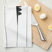 ハロウィーンのミイラ キッチンタオル (四つ折り)